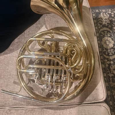 Yamaha YHR-561 Full Double French Horn 1980s - Brass image 7