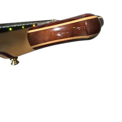 Alembic Stanley Clarke Sign Deluxe, Cocobolo / Ebony / Green and Amber LED's  9.8 LBS *IN STOCK* image 15