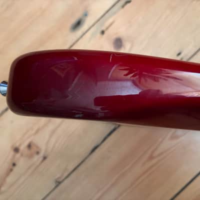 Unbranded Transparent Red Burst S Type Guitar Body inc Bridge image 23
