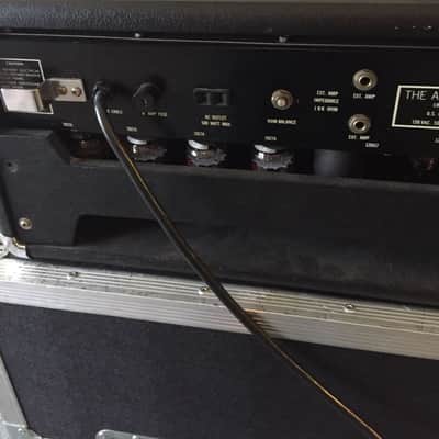 Ampeg V-4 100-Watt Amp Head with Reverb 1971 - Black image 4