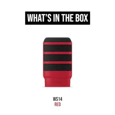 RODE WS14 Pop Filter for PodMic (Red) image 4