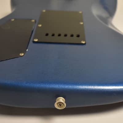 1986 Squier Contemporary Stratocaster HSS Blue Refin MIJ image 16