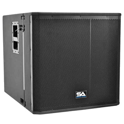 Seismic Audio Powered 18 Inch Line Array Subwoofer - 600 Watts 2-Way Active Sub image 1