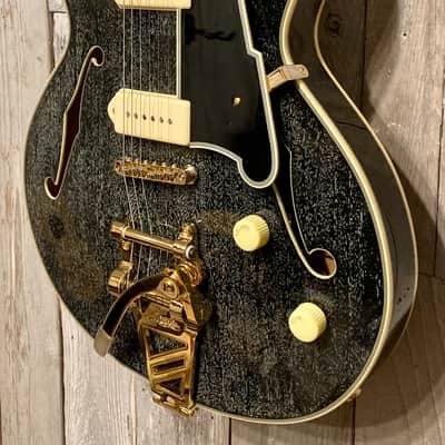 New D'Angelico Excel 59 Black Dog, Amazing Full Hollow-Body, Support Small Biz And Buy Here! image 5