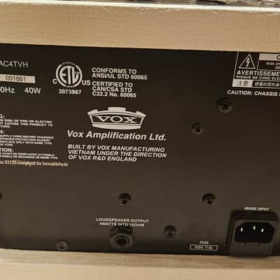 Vox AC4TVH 4-Watt Guitar Amp Head 2010 - Tan image 5