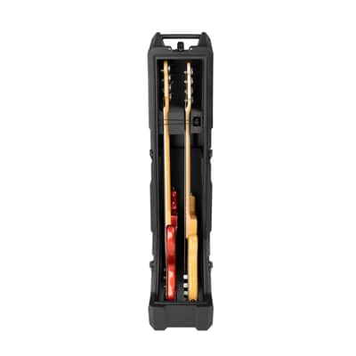 Gator Cases Mini Vault Rack for Two (2) Electric Bass Guitars; (GTR-MINIVAULT-B2) image 2