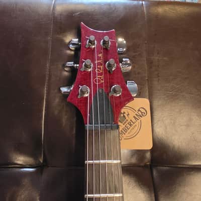 1986 PRS Custom 24 - Birds, Flame Top, Cherry Burst - w/ Case image 11