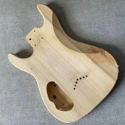 Unfinished 7 String Guitar Basswood Body DIY Project image 3