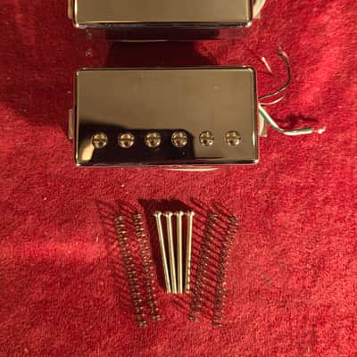 Gibson Rhythm Pro/Lead Pro+ Humbucker Matched Set Chrome image 1