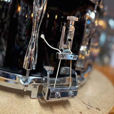 Yamaha Recording Custom 14x8" Snare Drum 1982 - 1991 - Black image 5