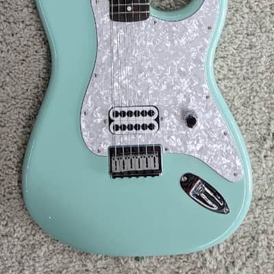 Mint Fender Limited Tom Delonge Blink 182 Stratocaster Guitar with Bag, Surf Green image 1
