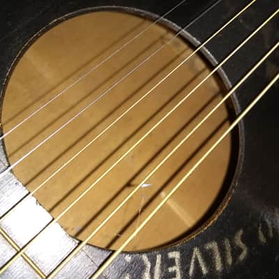 Circa late 30's ? Stella ? Lone Ranger Stencil Cowboy parlor guitar all original image 12