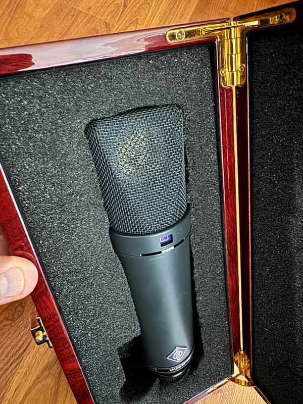 Neumann U 87 Ai mt Large Diaphragm Multipattern Condenser Microphone 1986 - Present - Matte Black image 1