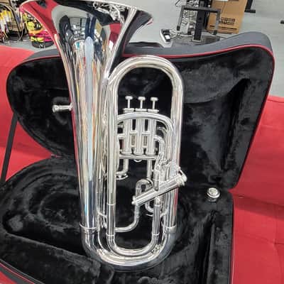 Besson Prodigy series BE165 4 Valve Euphonium - Silver image 10