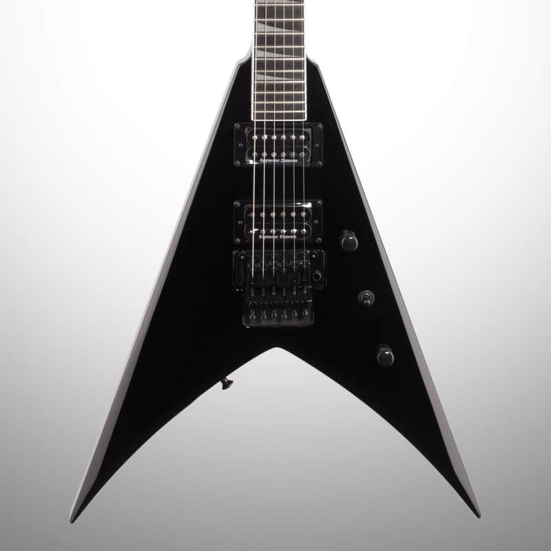 Jackson Pro King V KV Electric Guitar, with Ebony Fingerboard, Deep Black, Open Box (Very Good) image 1