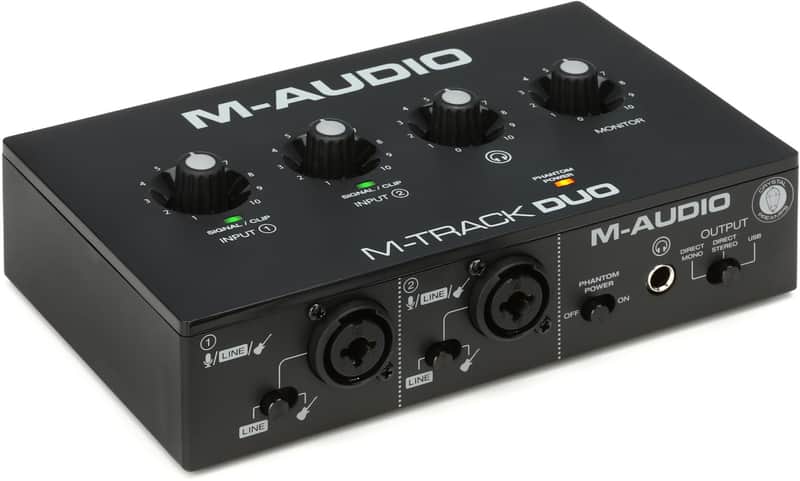 M-Audio M-Track Duo USB Audio Interface image 1