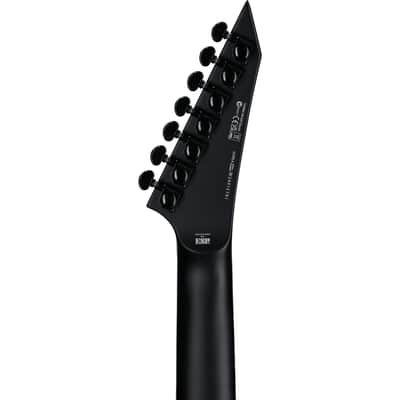 ESP LTD Arrow-1007 Baritone Evertune Electric Guitar, Black image 3