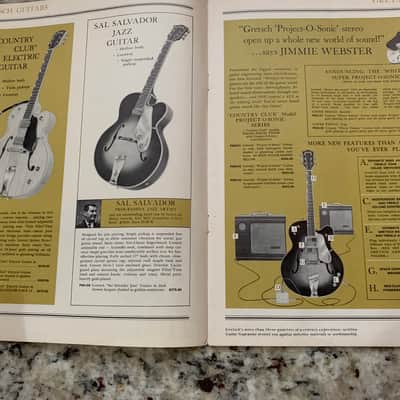 Gretsch Guitar Catalog 1961 Rare Original Rancher Sun Valley Corsair ElDorado Bikini Corvette Duo Jet Firebird Clipper Anniversary image 3