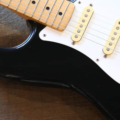 1984-1987 Fender Stratocaster Double-Cut Electric Guitar Black + OHSC image 9