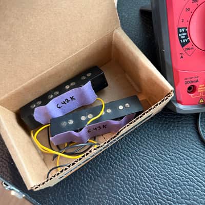 Fender Jazz Bass pickups MIM 2000s - Black image 7