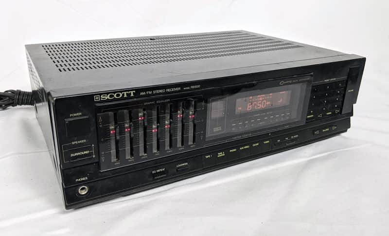 H.H. Scott RS-1000 AM/FM Stereo Receiver - Black image 1