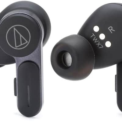 Audio-Technica ATH-TWX7 True Wireless Earbuds - Black image 2