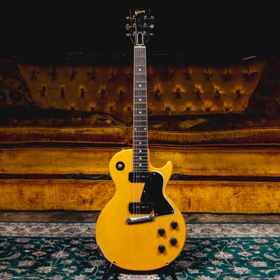 1957 Gibson Les Paul Special Electric Guitar, TV Yellow w/ HSC - Used image 3