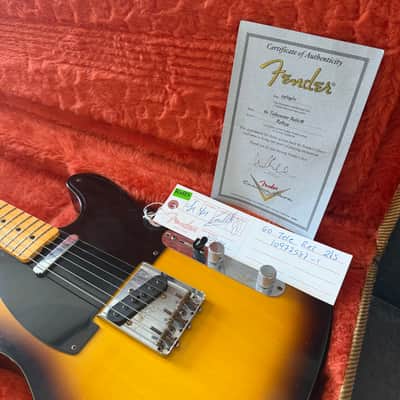Used Fender 2011 Custom Shop 1960 Telecaster Custom Relic - Chocolate 3TS OHSC image 9