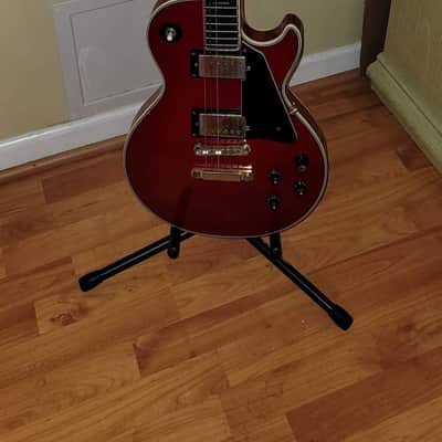 Lincoln Les Paul 1970's Red/Cherry Lawsuit Very Rare Guitar image 1