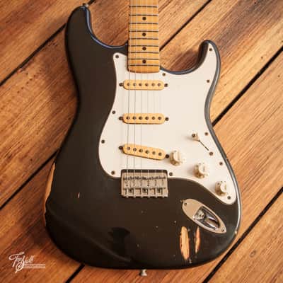 Fender Stratocaster Hardtail Black 1974 image 1