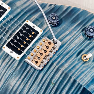 2014 Paul Reed Smith Private Stock #5201 Custom 24 Retro Model Faded Aquamarine w/ Case, Hangtags image 8
