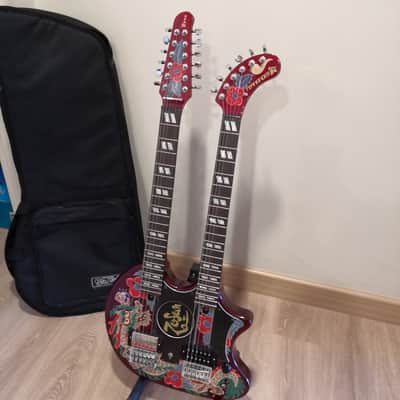 2005 Fernandes ZO-3 TWO HEAVEN Double Neck MIJ Rare Jimmy Page image 6
