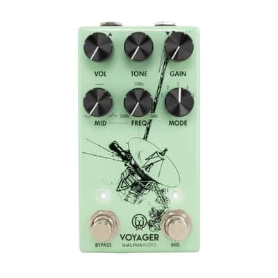 Walrus Audio Voyager MKII Pre-Amp Overdrive Pedal, Seafoam image 1