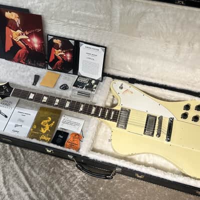 Gibson Custom Shop Johnny Winter 1964 Firebird V Murphy Lab Aged 2021 - Polaris White[GTK017] image 2