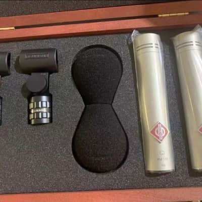 Neumann KM 184 Small Diaphragm Cardioid Condenser Microphone Matched Stereo Pair 1993 - Present - Nickel image 2