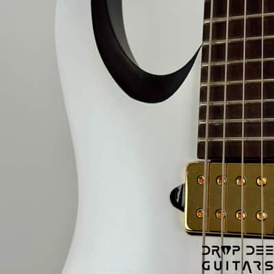 Ibanez Brian "Head" Welch Signature K7YANG 7-String Electric Guitar w/ Bag - Matte White image 5