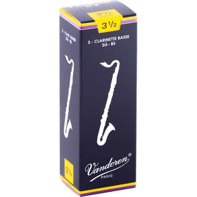 Vandoren CR1235 Anches clarinette basse Traditionnelles force 3,5 image 1