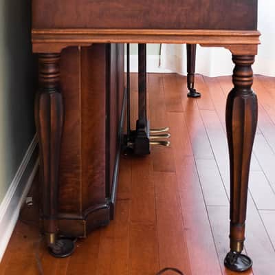 Wm. Knabe Upright Piano Mignonette 1942 Walnut image 4