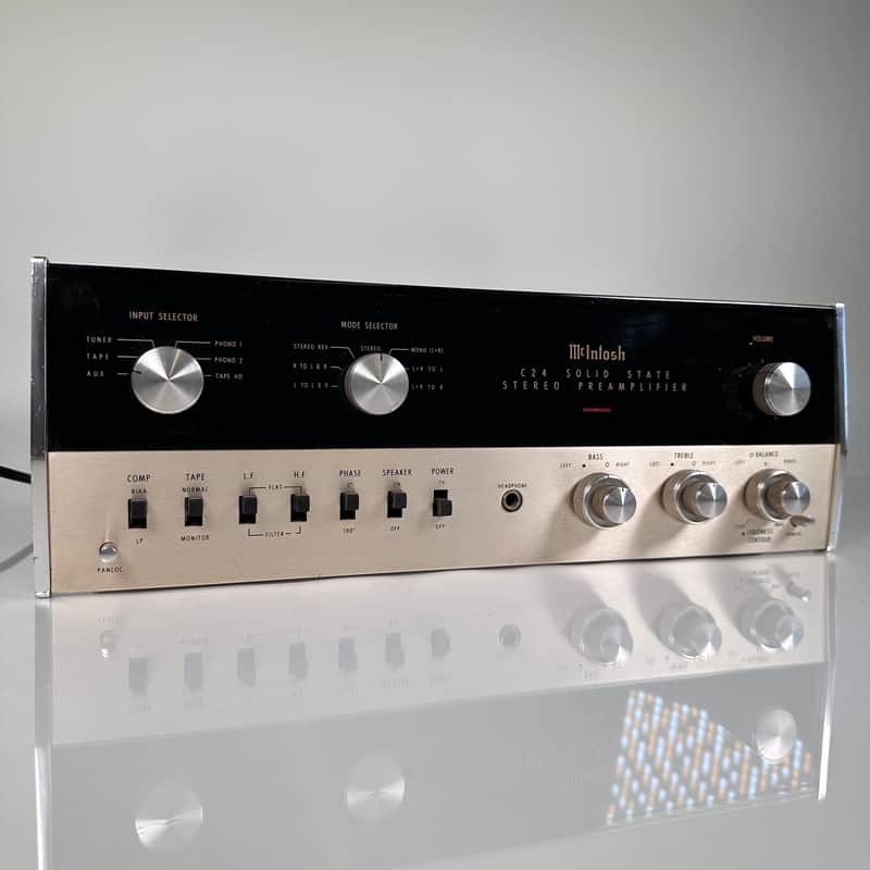 McIntosh C24 Stereo Control Amplifier Vintage Preamp image 1