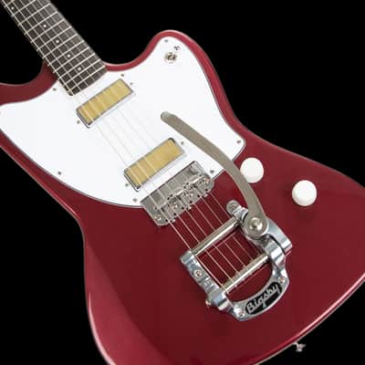 Harmony Standard Silhouette With Bigsby Burgundy with Mono Case image 3