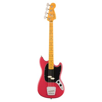 Fender American Professional Classic Mustang Bass - Faded Dakota Red w/Maple FB image 2