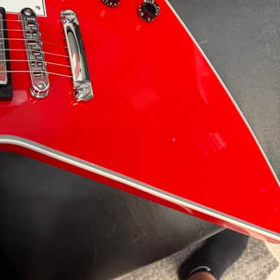 Gibson Explorer Custom Shop 2025 - Racing Red/White Stinger image 6