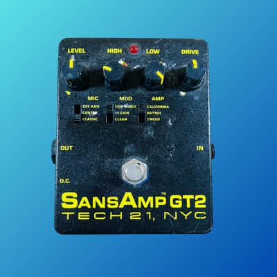 Tech 21 SansAmp GT2 Tube Amp Emulation Pedal | Reverb