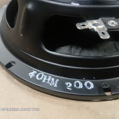 8" SPEAKER 4 OHMS FOUR OHMS HEFTY MAGNETIC ASSEMBLY LARGE VOIICE COIL FENDER HARTKE AMPEG KUSTOM PA BASS MIDBASS REPLACEMENT PMR SPEAKER image 8
