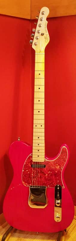 G&L Asat Classic - Red Translucent Electric Guitar with JBE Danny Gatton Pickups-G&L Locking Tuners image 1