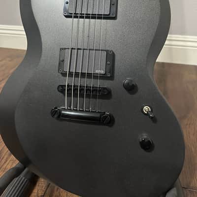 ESP E-II Viper Baritone 2016 - Present - Charcoal Metallic Satin image 6