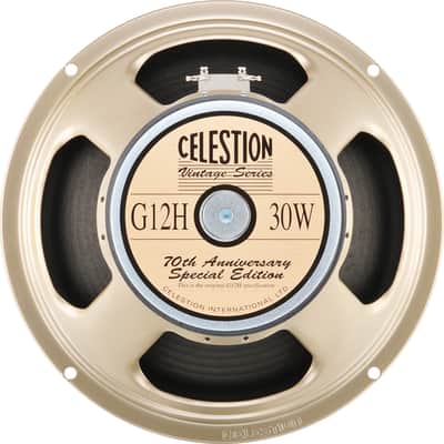 Celestion T4534 | 70th Anniversary G12H 12" 30W 16Ω Guitar Speaker. New with Full Warranty!