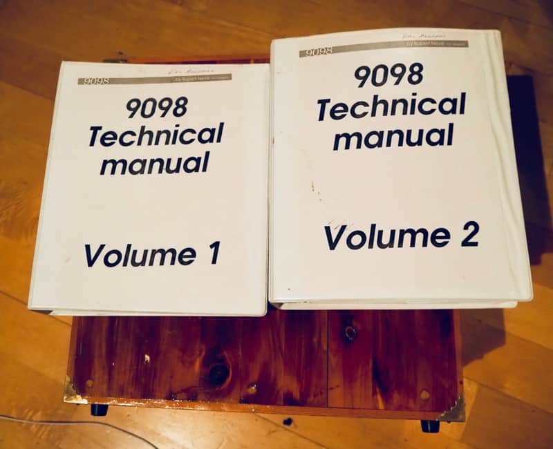 Neve 9098 Console Manual Neve 9098 analog era - white binder image 1