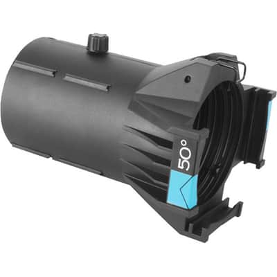 CHAUVET Professional 50 Degree Ovation Ellipsoidal HD Lens Tube without Light Engine, Includes Gel Frame, Black image 1