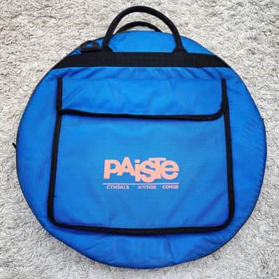 Paiste RARE Collectable premium Cymbal bag 22" 80s - Blue 🔵 & Orange 🧡